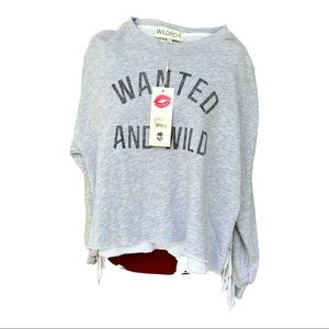 Wanted And Wild Ophelia Fringe Sweatshirt